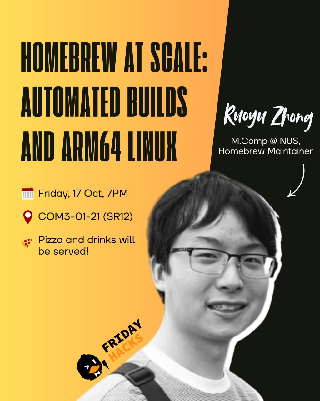 Poster for Homebrew at Scale talk